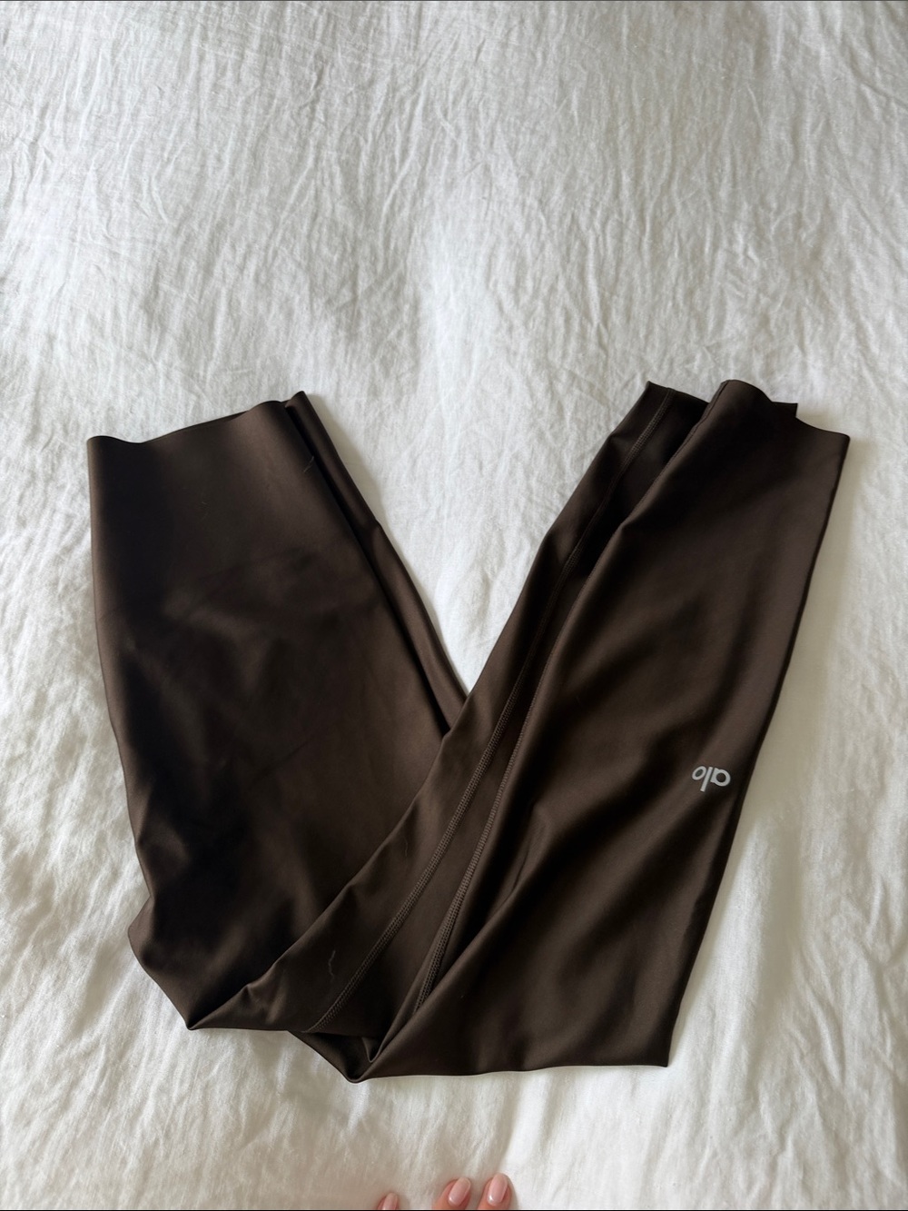 ALO Yoga High-Rise Chocolate Brown Leggings